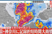 【速報】「記録的短時間大雨情報」相次いで発表 東京や神奈川で猛烈な雨 　→武蔵小杉冠水で改札閉鎖！目黒川・立会川も氾濫危険にｗｗｗｗｗ