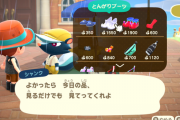 あつまれどうぶつの森 島にくつ、ソックス、バッグ売りのシャンクがやってきた