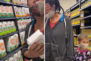 子供を連れた母親がスーパーで小さな食品を1つだけを買おうとしていた。状況を察した見知らぬ男性が行動を起こす