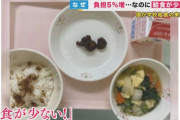 【悲報】小学校の給食、みすぼらしくなってしまう