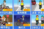【画像】自転車違反の法令つくった奴アホだろ
