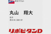 【速報】ヤクルト育成4位で西日本工業大学の丸山翔太投手！