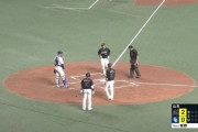 GIF画像　ルーキー福田、2打席連続ホームランきたぁぁぁぁ！！ロッテが追加点！！