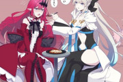 【FGO】トリ子にご飯を食べさせてあげるモルガン様！　トリ子を甘やかすモルガン様、好きです////////