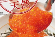 【画像】なか卯の天然イクラ丼すげええええ