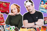 海外「このお菓子ボックス良かった！」「罰ゲームの意味…ｗ」日本在住外国人2人が目隠しで日本のお菓子＆飲み物当てクイズ！