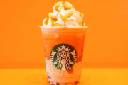 スタバさんの４７都道府県フラペチーノ。和歌山「みかん」青森「りんご」岐阜「長良川」