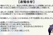 Vtuber 【アメノセイ】ドワンゴのオリジナルIPブランド、IIVに所属するVtuberアメノセイが無期限の活動休止←こんなん引退と同義やろ