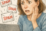 長く使ってるYahooメールには迷惑メールがよく来る 迷惑メール欄には
