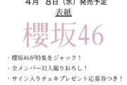 【櫻坂46】anan特集、見逃せない内容が目次に...
