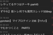 彡(^)(^)「筋トレハマったからウエイトトレ板見るで」