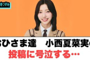 おひさま達　小西夏菜実の投稿に号泣する…[日向坂46][修正しました]