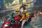 【デレステ】ブロロンブロロンから8年。ついに原田美世がバイクに跨った