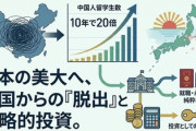 【速報】日本の美大に中国人留学生が殺到「たった200万円」で永住権に道、家族みんなで移住も