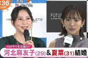 【朗報】河北麻友子＆夏菜、結婚