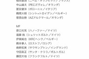 【速報】サッカーW杯予選ミャンマー戦のメンバーがこちらｗｗｗｗｗｗｗｗｗｗ