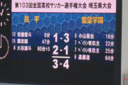 ◆高校ｻｯｶｰ◆元日本代表FW玉田圭司率いる夏の総体王者・昌平高校 が県予選ベスト8で敗退！