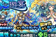 【モンスト】さらに魔力を増した属性ガチャｗｗｗ『水の遊宴』結果報告まとめ！