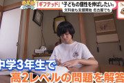 【朗報】ギフテッド(天才児)、中学3年生で高2レベルの問題を解く