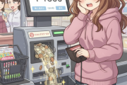 【悲報】セルフレジで1500円の物に2000円払ったら千円札2枚だと思い込んでて一万円札入ってた件www