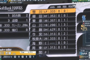 【謎】何故小久保は笠川（シーズン出場7試合）を日本シリーズ第5戦の1番打者に起用したのか