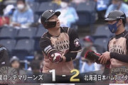 【vsロッテ】日ハム、5回に宇佐見の2点タイムリーで逆転に成功！