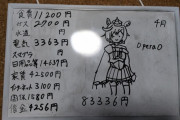 【画像】Vtuber信者さんの家計簿がやばいｗｗwwwwwwwww