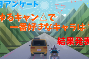 「ゆるキャン△で一番好きなキャラは？」結果発表！