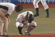 【悲報】ロッテ田村、右手人差し指剥離骨折
