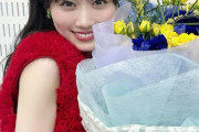 【乃木坂46】山下美月、Mステ放送後に花束を貰う。写真公開