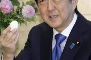 【半分】安倍晋三首相「寿命が3年半延びた」大涌谷名物「黒たまご」に舌鼓
