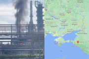 今度はロシアがドローン攻撃に悩む番、2日連続でイリスキー石油精製施設が炎上