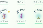 【ポケモンGO】色違いどれだけ手に入った？