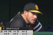 スチュワートが5年目の進化！2年ぶり一軍で6回途中無失点の快投
