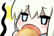 【FGO】モスバーガーを食べるミニモルガン様！！　ソース落ちるの分かるｗ