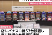 【東京 渋谷】「半月で売り上げ1000万円」違法パチスロ店、摘発