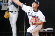 松坂大輔さん（39）、ついにブルペンで投げた！辻監督の前で元気に16球