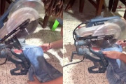 【怖い】電動丸ノコ（名称わからない）でジーンズを切断しようとした結果。