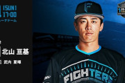 北山亘基 9月1日の西武戦 予告先発！ 17:00～