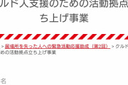 【あれっ】 赤い羽根共同募金さん　クルド人支援を始める