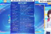 【ホロライブ】カウントダウンLIVEの全セトリ先行公開！期生まとまりで逆デビュー順か