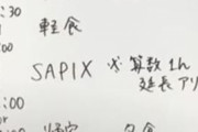 「こんなに勉強させられたら病む自信ある」こちらが中学受験を控えたSAPIX生のスケジュールです