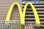 【朗報】マクドナルドの去年の売上、過去最高の7777億円wuwuwuwuwuwuwuwuwuwuwuw