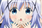 Y「H...Hey, Chino!　Don't stimulate my cock so hard!」　Chino「shut the fuck up ......」fap fap
