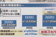【悲報】東京オリンピックさん、当初の予定の4倍以上の経費に