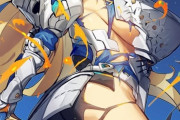 【FGO】鎧半壊のバーゲストイラスト！！　素晴らしい肉体が垣間見えてます！
