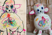 外国人が子供の描いた絵をぬいぐるみ化！どれもキュートすぎると話題