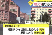 北朝鮮若者「韓流ドラマおもしれぇーぞwwwwww」←死刑