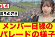 【ひなたフェス2024】パレードでのメンバー目線がコチラ【日向坂46】