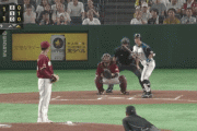【悲報】日ハム渡邉のバント…